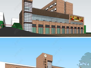 精品优秀厂房草图大师模型设计模型下载